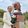University professor gave a new sculpture to the residents of Cairo